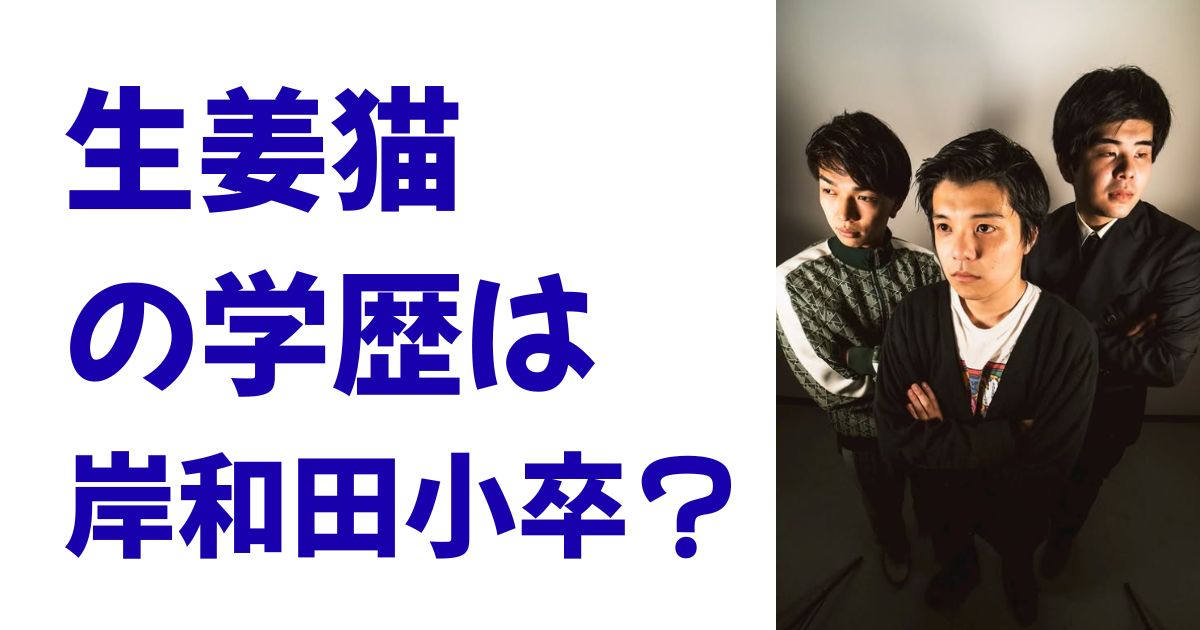 生姜猫の学歴は岸和田小卒？