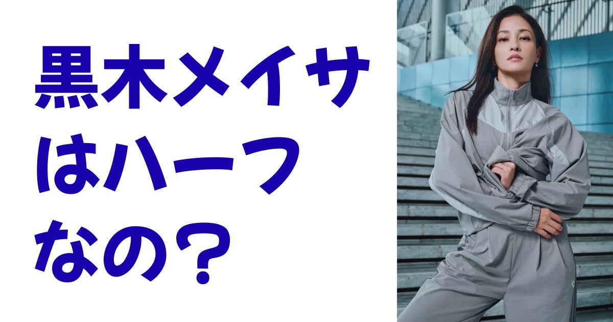 黒木メイサはハーフなの？